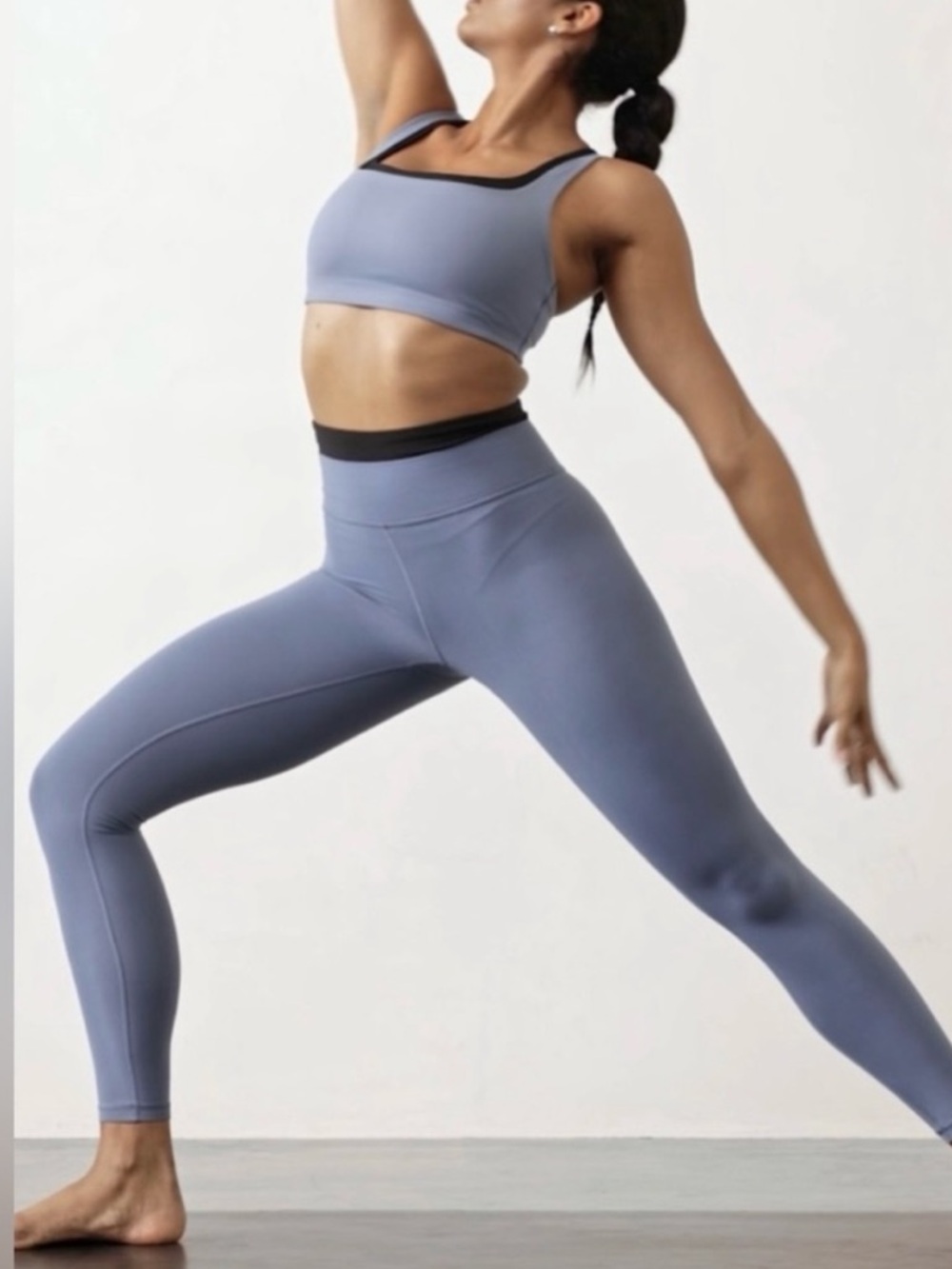 Athleta Elation Double Up Ultra High Rise Leggings, shadow, blue | Medium Tall
